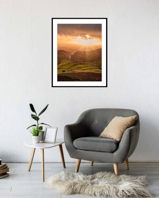 wicklow wall print the great sugar loaf2