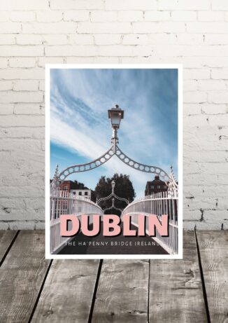 Dublin Prints Ha Penny Bridge Poster