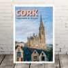 Cork Prints: Cobh Deck of Cards Houses