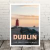 Dublin Prints: Poolbeg Sunrise
