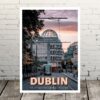 Dublin Prints: Stephens Green Sunset